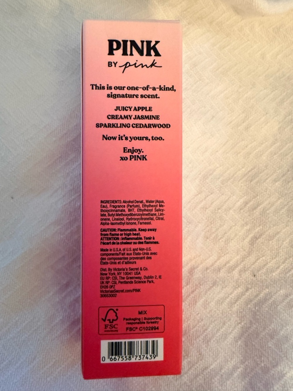 PINK Victoria's Secret Travel Eau de Parfum Spray - Pink Gradient - Picture 3 of 3